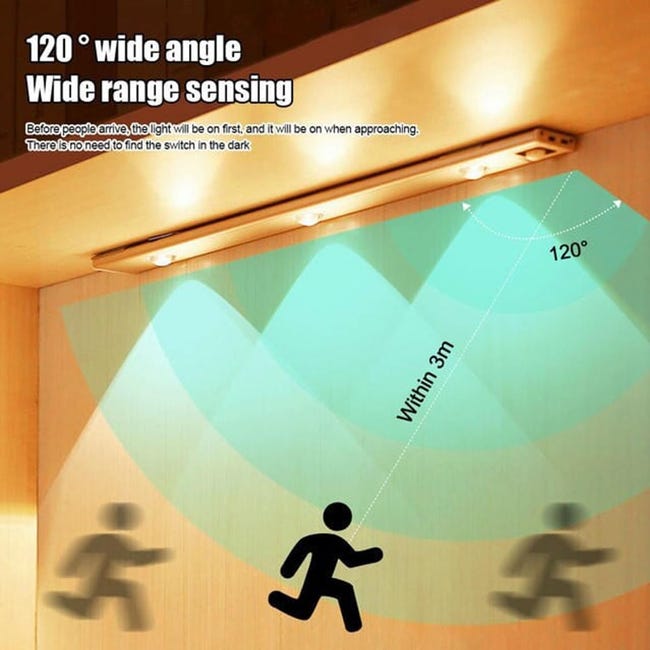 CAVIREA™ SmartGlow – Luz LED Magnética con Sensor de Movimiento