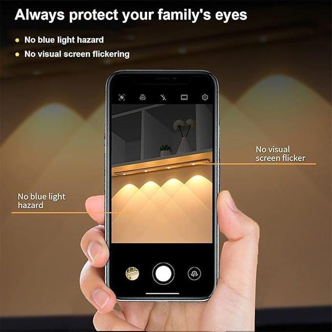 CAVIREA™ SmartGlow – Luz LED Magnética con Sensor de Movimiento