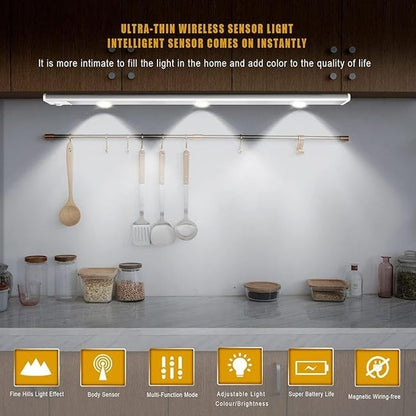 CAVIREA™ SmartGlow – Luz LED Magnética con Sensor de Movimiento